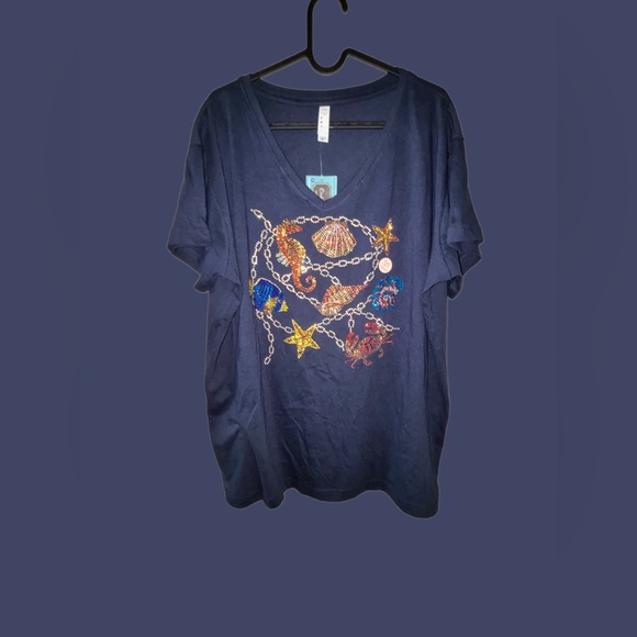 Seashell tshirt 2x - Picture 2 of 6